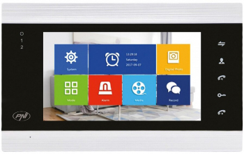Monitor suplimentar pentru Interfon video inteligent PNI SafeHome PT720MW 