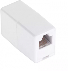 Adaptor 8P8C mama-mama RJ45 alb 