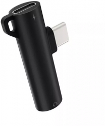 Adaptor Conector Devia USB Type C tata-mama +3.5 mm Jack mama 329418 