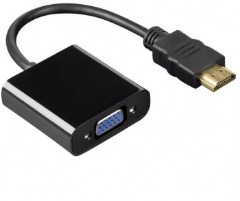Cablu adaptor HDMI-VGA 0.2m tata-mama fara sunet Full HD 1080p 60Hz 