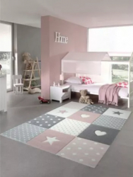 Covor Merinos Pastel Kids 20339 255-Pink 200 x 290cm densitate covor 2.85 KG/m and sup2 grosime covor 13 mm 
