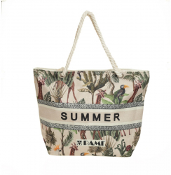 Geanta de plaja pentru dama PAMI GD-0223-328-2 50x37 cm multicolor 