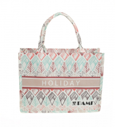 Geanta de plaja pentru dama PAMI GD-0223-335-2 42x32 cm multicolor 