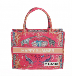 Geanta de plaja pentru dama PAMI GD-0223-336-3 42x32 cm multicolor 