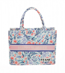 Geanta de plaja pentru dama PAMI GD-0223-337-3 42x32 cm multicolor 