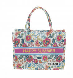 Geanta de plaja pentru dama PAMI GD-0223-337-4 42x32 cm multicolor 