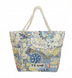 Geanta de plaja pentru dama PAMI GD-0223-341-2 50x37 cm multicolor 