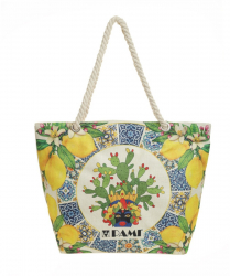Geanta de plaja pentru dama PAMI GD-0223-341-7 50x37 cm multicolor 