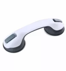 Maner cu ventuze SIKS® pentru dus alb 