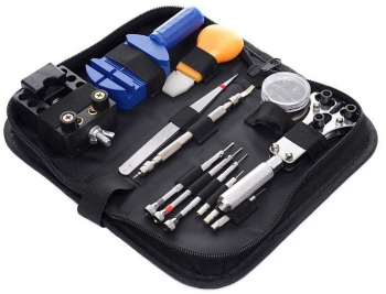 Trusa reparat ceasuri 13 piese set unelte si accesorii Procart