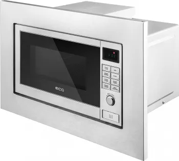 Cuptor cu microunde incorporabil ECG MTD 2081 VGSS 20 litri 1200 W 5 niveluri de putere 9 programe 