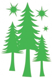 Sticker decorativ Braduti Verde 110x160 cm 
