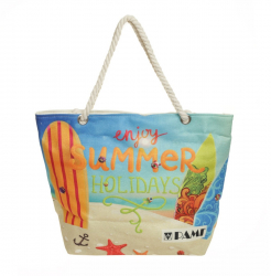 Geanta de plaja pentru dama PAMI GD-0223-329-2 50x37 cm multicolor 