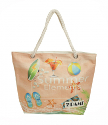 Geanta de plaja pentru dama PAMI GD-0223-329-3 50x37 cm multicolor 
