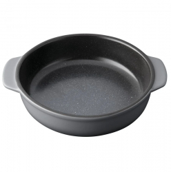 Vas de copt BergHOFF-Gem 24.5x21x5.5 cm ceramica negru 