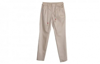 Pantaloni dama casual cu buzunare si snur tom crem 32 EU 36