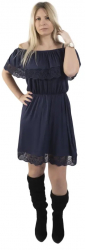 Rochie cu dantela s.Oliver navy 42 34 
