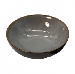 Set 2 boluri pentru cuptor din ceramica culoare gri 11 cm 806932 