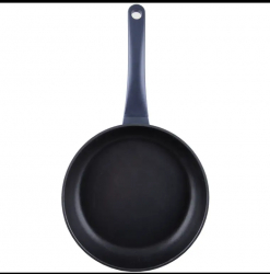 Tigaie antiaderenta cu inductie Ernesto aluminiu invelis ceramic 24 cm Negru 
