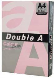Hartie Color Pentru Copiator A4 80g/mp 500coli/top Double A - Pastel Pink 