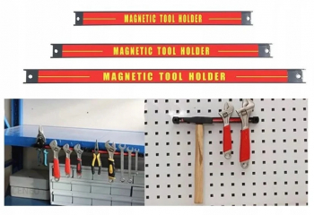 Set 3 benzi magnetice atelier pentru scule fixare perete S10840