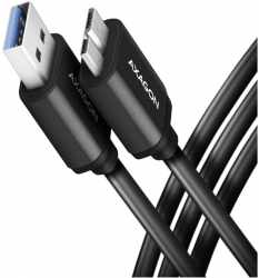 Cablu Axagon SPEED USB Micro-B / USB-A 3A 100cm negru 