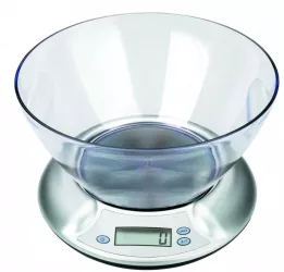 Cantar de bucatarie Ibili plastic atgintiu/transparent 2kg 