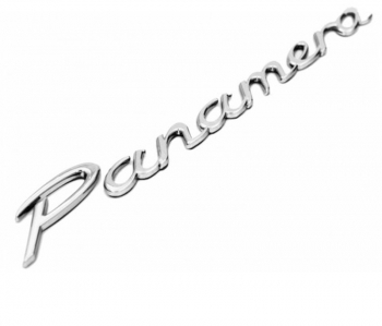 Emblema Panamera spate portbagaj Porsche chrom 