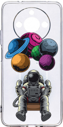 Husa Bestcase comp cu Realme 11 Astronaut Antisoc 2MM Soft Silicon prot cam T 995 