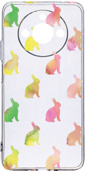 Husa Bestcase comp cu Realme 11 Cool Rabbits Antisoc 2MM Soft Silicon prot cam T 695 