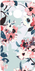 Husa Bestcase comp cu Realme 11 Flowers Pattern Antisoc 2MM Soft Silicon prot cam T 508 