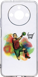 Husa Bestcase comp cu Realme 11 Handball Player Antisoc 2MM Soft Silicon prot cam T 801 