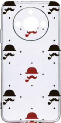 Husa Bestcase comp cu Realme 11 Mustache Antisoc 2MM Soft Silicon prot cam T 180 