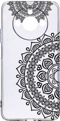 Husa Bestcase comp cu Realme 11 Non Figurative Lace Antisoc 2MM Soft Silicon prot cam T 64 