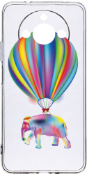 Husa Bestcase comp cu Realme 11 Rainbow Elefant Antisoc 2MM Soft Silicon prot cam T 767 