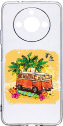 Husa Bestcase comp cu Realme 11 Summer Car Antisoc 2MM Soft Silicon prot cam T 814 