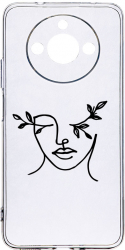 Husa Bestcase comp cu Realme 11 Woman Abstract Antisoc 2MM Soft Silicon prot cam T 736 
