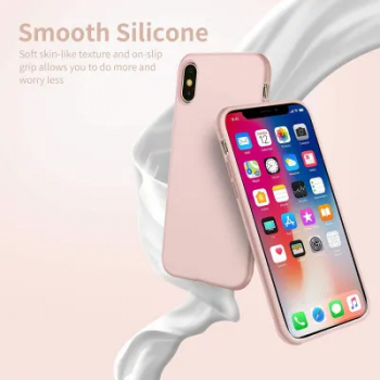 Husa iPhone XR Silicon Roz OEM 