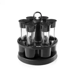 Set 6 recipiente depozitare condimente Ibili-Salades plastic 18x21.5 cm transparent 