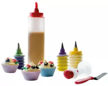 Set pentru briose 9 piese Ibili-Accesorios otel inoxidabil/plastic multicolor 