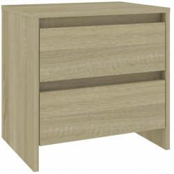 vidaXL Noptiera stejar sonoma 45x34 5x44 5 cm PAL 