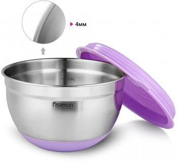 Bol mixare Fissman otel inoxidabil 18/10 4500 ml 24x13 5 cm 