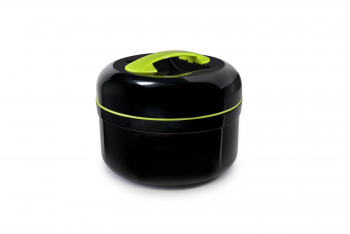 Cutie pentru pranz Ibili-Lunch away plastic 20x14 cm negru/verde 