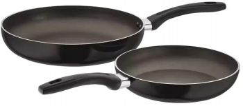 Set 2 tigai Judge-Radiant aluminiu 22/28 cm negru 