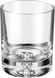 Set 4 pahare servire whisky Judge sticla 8x10 cm transparent