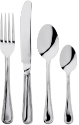Set tacamuri Judge-Bead otel inoxidabil argintiu 