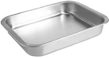 Tava copt Ibili-iChef otel inoxidabil 18/10 39.5x28x5.7 cm argintiu 