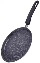 Tigaie clatite Fissman-Fiore aluminiu 24x2 cm negru 