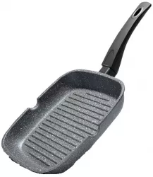 Tigaie grill Fissman-Grey Stone 24x4cm gri aluminiu 
