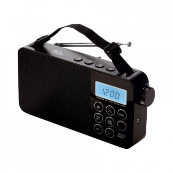 Radio digital AM/FM/SW cu ceas LCD functie alarma si temporizator oprire 